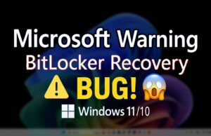 Microsoft ยืนยันพบปัญหา BitLocker Recovery หลังอัปเดตแพตช์ Windows รอบล่าสุด Microsoft ยอมรับ อัปเดต Windows เมษายน 2026 ทำเครื่องค้าง BitLocker