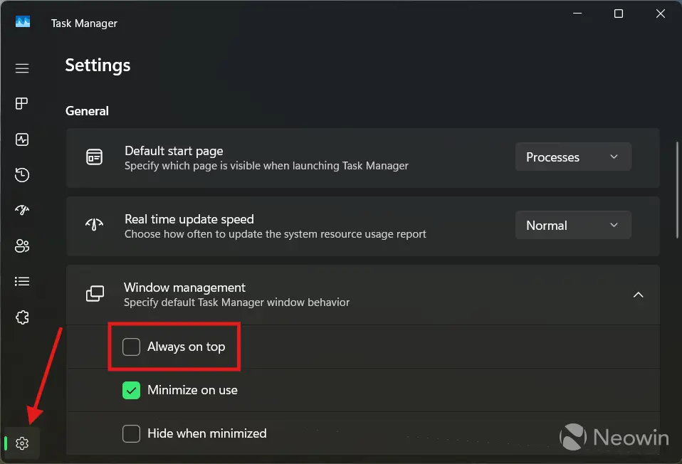 วิธีตั้งค่า Task Manager ให้อยู่บนสุดใน Windows 11 แบบง่ายๆ